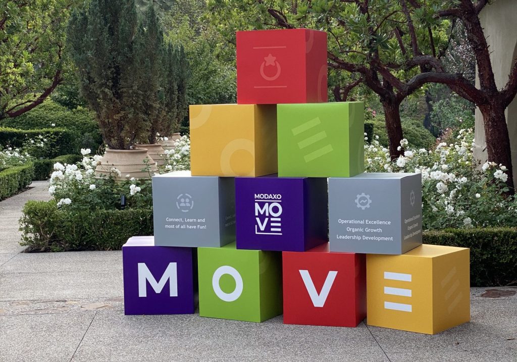 Modaxo MOVE event entrance.